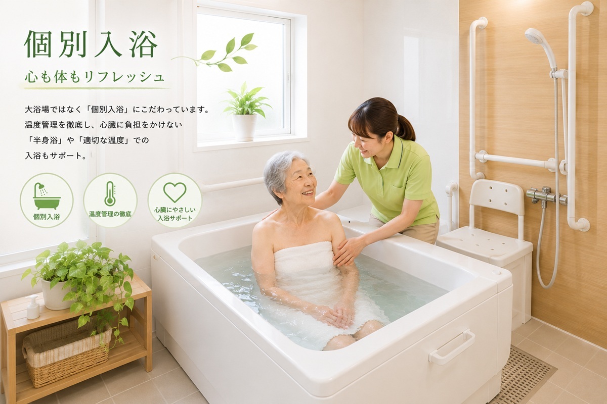 個別入浴のイメージ